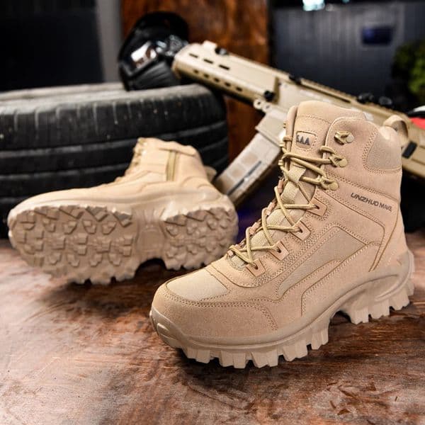 MensHiking Shoes Tactical Sport Shoes Male High Top Waterproof Outdoor Mountain Climbing Shoes Hunting Boots Men Outdoor Boots 260130BJ