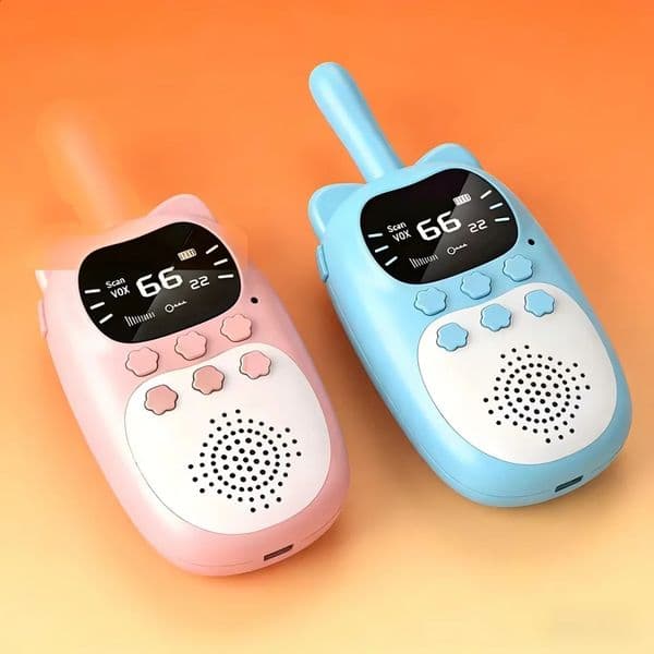 Wireless Kids Walkie Talkie Toy Long-Lasting Battery Clear Talk Parent-Child Outdoor Intercom Gift 260203