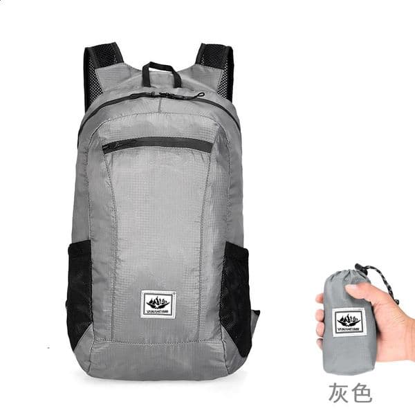 Ultra Light Outdoor Hiking Cycling Travel Backpack Fitness Bag Waterproof Handbag Small Foldable Storage 260126