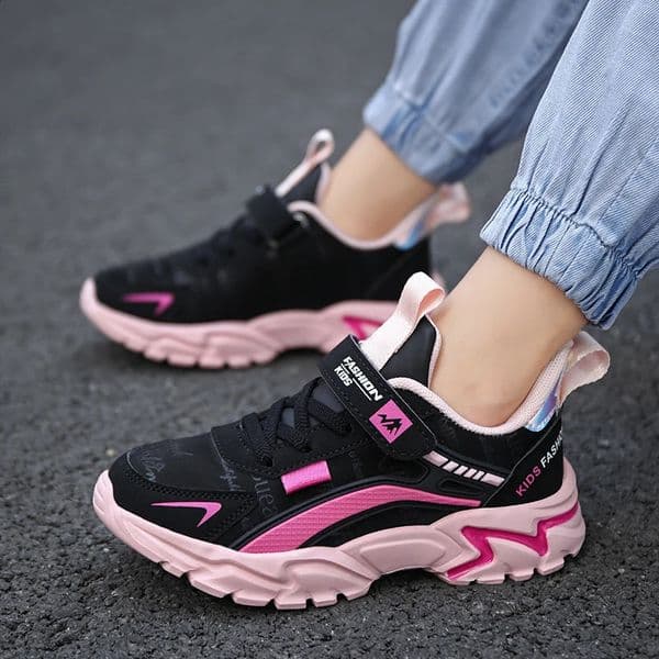 Kids Girls Shoes Running School Casual Sports Breathable Non-slip Sneakers Basketball Children Outdoor Walking Tennis All Season 260209BJ
