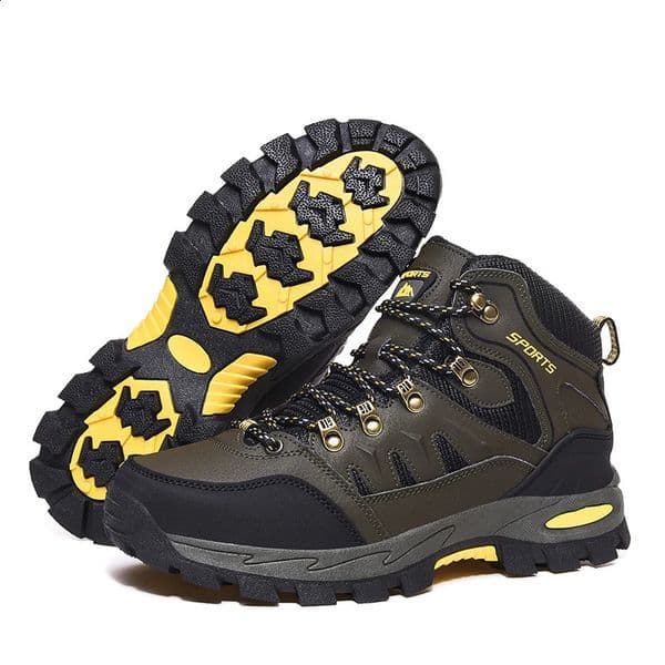 Outdoor Waterproof Hiking Boots Mens Womens Spring And Autumn Hiking Wear-resistant Mountain Sports Boots Hunting Sports Shoes 260130BJ