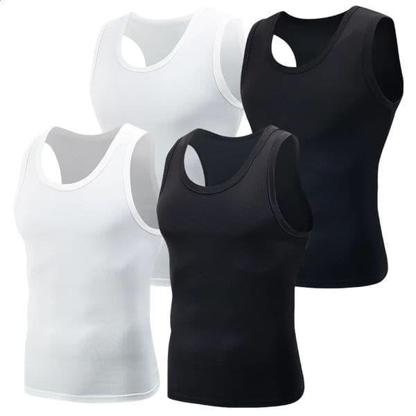 134 Pieces Mens sleeveless breathable fashion outdoor fitness comfortable shoulder vest mens Tshirt classic color 260209