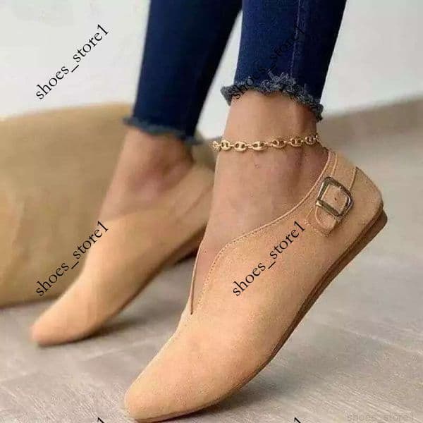 Womens Loafers 2024 Summer New Fashion Slip-on Casual Shoes for Women Suede Soft Pointed Toe Ladies Flats Zapatos De Mujer