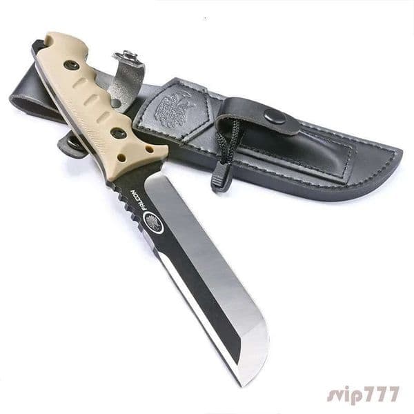 Tactical Straight DC53 Outdoor Camping Self-Defence Jungle knife Bushcraft Hunting Survival Knife with Sheath