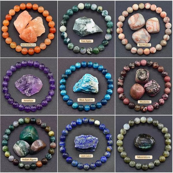 2026 New 68Mm Real Nature Stone Beads Bracelets For Women Men Lapis Lazuli Genuine Original Ple Reiki Crystal Quartz Jewelry 260206 Designer