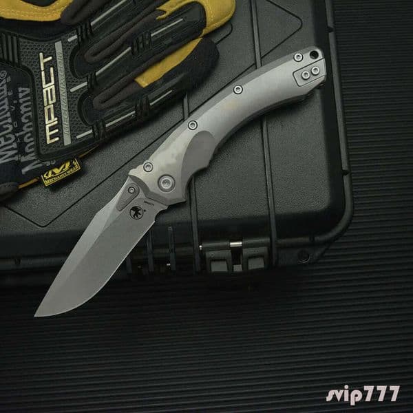 pocket knife Special folding knife fixed blade knife Offer Amphibian RAM-LOK Manual Folding knives Knife knife 3.74 M390MK Plain Blade, Titanium Handles