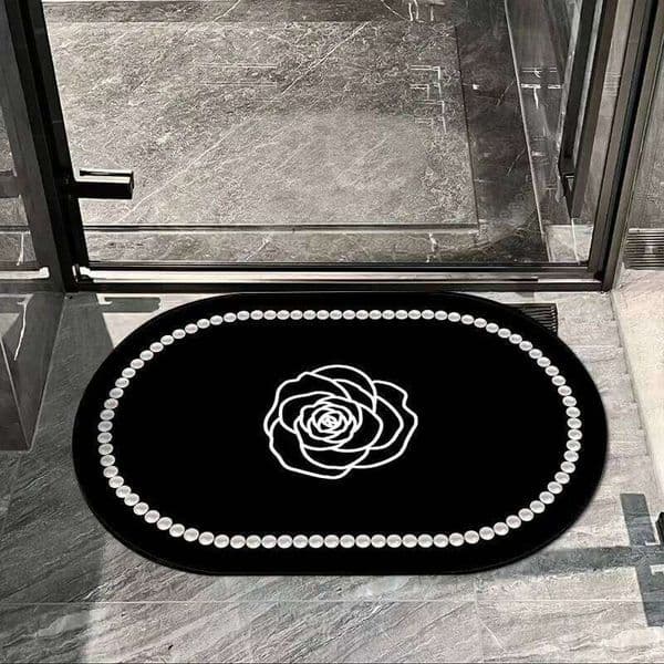VIKAMA Mat For Door, Bathroom Floor Mat, Simple Fashionable, Anti-Slip, Easy To Clean And Absorb Water. 26Y0211