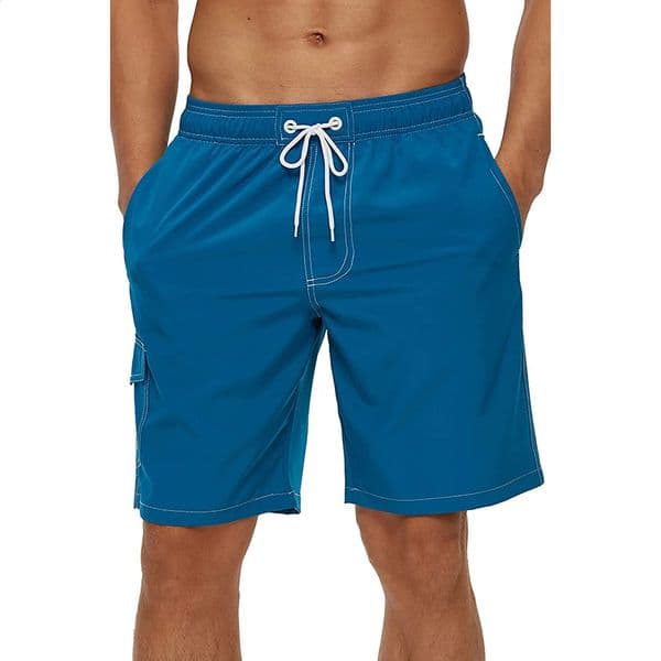 Mens Summer Beach Shorts Swimsuits Mesh Lined Swimwear Board Male Swimming Trunks Bathing Suit Sports Clothes 260209BANJIA