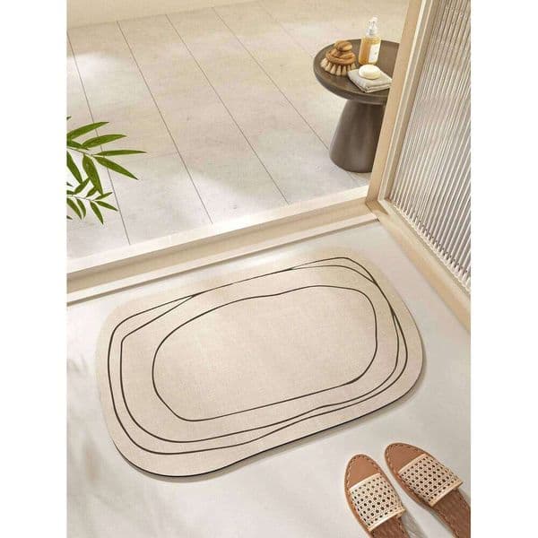 Carpet Modern Diatomaceous Earth Bath Soft and Comfortable Suitable for The Bathroom Floor Mat 26Y0211