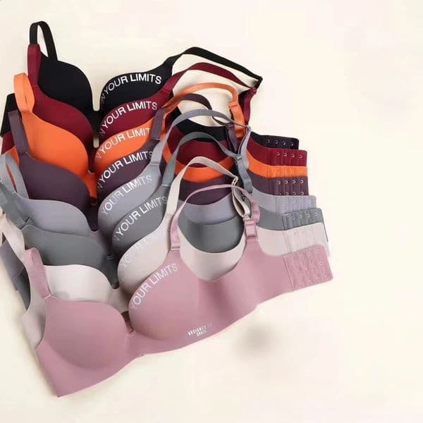 Women Print Seamless Bra Sexy Lingerie Floral Push Up Bras One-Piece Underwear 2026 Bralette No Steel Rings Gather Brassiere 260206BJ