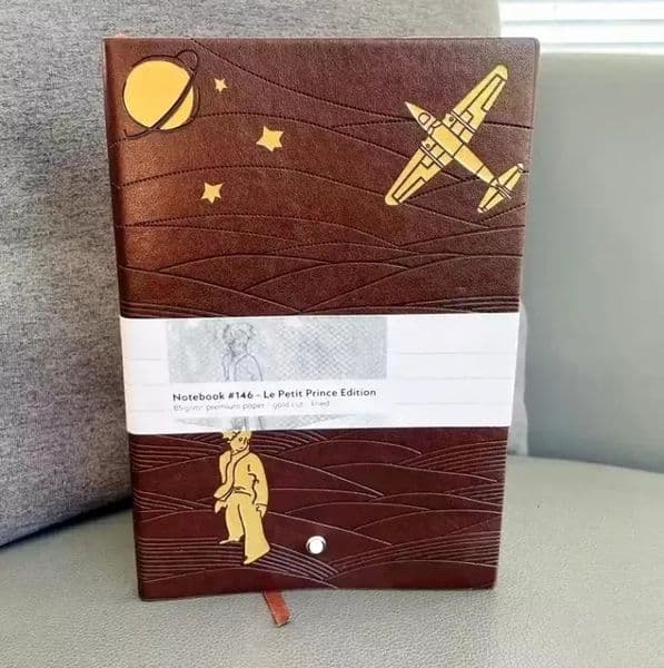 Notebook Luxury journal Wholesale Sell Hot Wholesale 146 Notepads Black /Blue Leather Cover Agenda Handmade Note Book Luxurs Periodical Diary Business