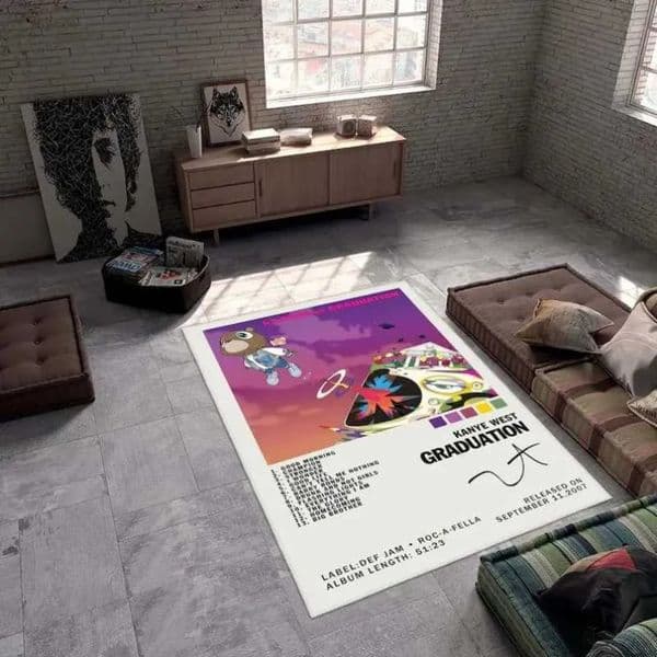 Designer Floor Mat Graduation Album Cover Living Room Home Decoration Indoor Carpet Anti cool carpet Slip Washable Modern Floor Mat Y250210 Free Shipping