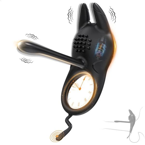 Vibrating Penis Ring for Men Delay Ejaculation Cock Ring Male Penis Massager Clitoral G Spot Stimulation Sex Toys for Couples 260124