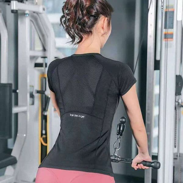 Ladies Sportswear Yoga Wear Women's Sports T-Shirt Plus Size Top Fitness Clothes Running 26Y0224