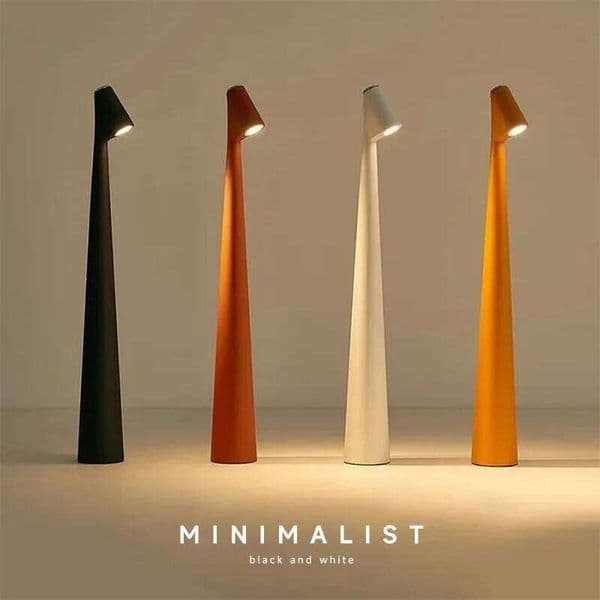 Design light luxury reading charging desktop atmosphere lamp bedroom bedside desk decoration H260224
