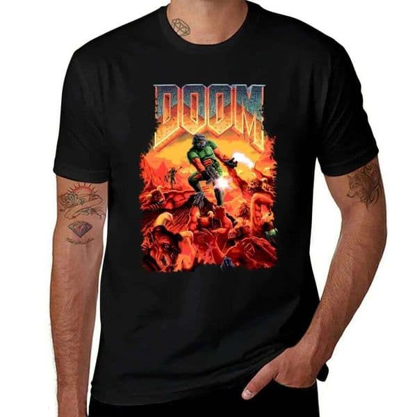 Zombies Games With Gunner Cover T-Shirt street wear kawaii hippie clothes cotton man t-shirts mens designer t shirt H260224