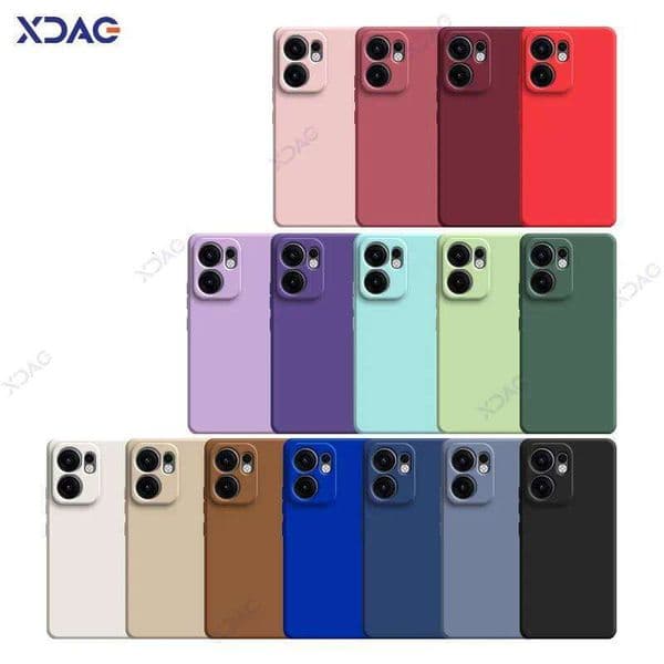 Luxury Original Square Liquid Silicone Cases for OPPO Reno 13F Reno13 F 4G 5G Reno13F 6.67" 360 Soft Phone Cover Waterproof Bags J260205
