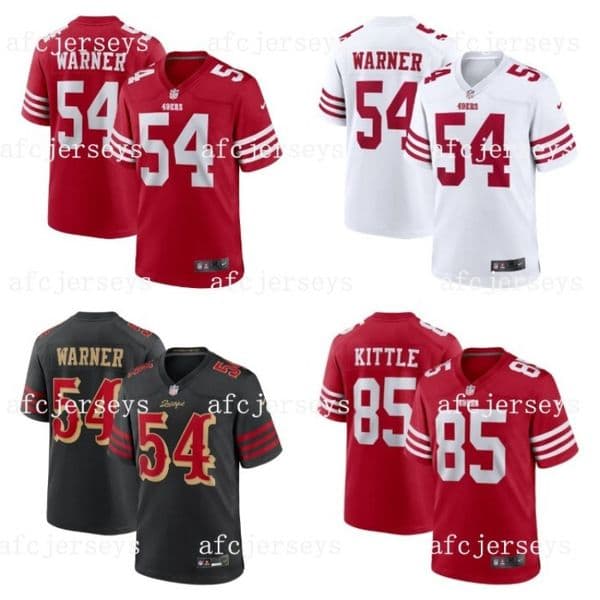 Custom Men Women Youth 49erss Football Jerseys 23 Christian McCaffrey 13 Brock Purdy George Kittle Nick Bosa Fred Warner S-XXXL