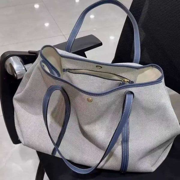 2025 Hot Seller New Canvas Casual Women's Fashion Versatile Single Shoulder Handbag Simple Shopping Bag Large Capacity Z260224