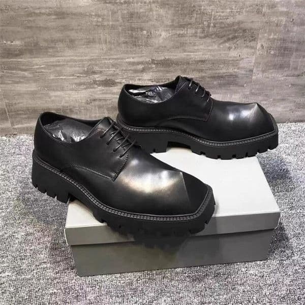 Pointed Toe Men Derby Shoes Fashion Lace Up Man Dress Shoe