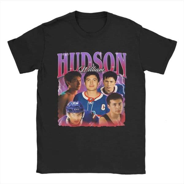 Hudson Williams Heated Rivalry T-Shirt Men Amazing Cotton Tees Crew Neck Short Sleeve T Shirts Plus Size Clothes H260224