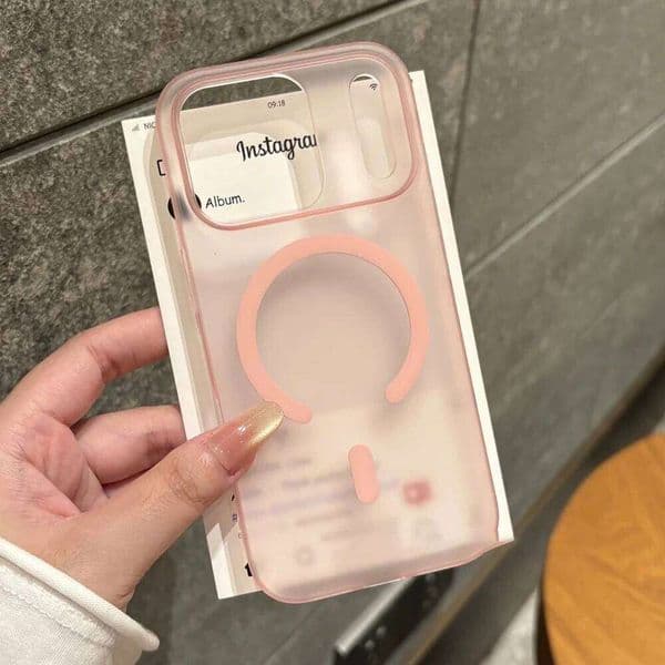 Ultra Thin Frosted PC Hard Magsafe Magnetic Case For iPhone 17 Air 16 15 14 13 12 Pro Max Plus Shockproof Translucent Cover J260205