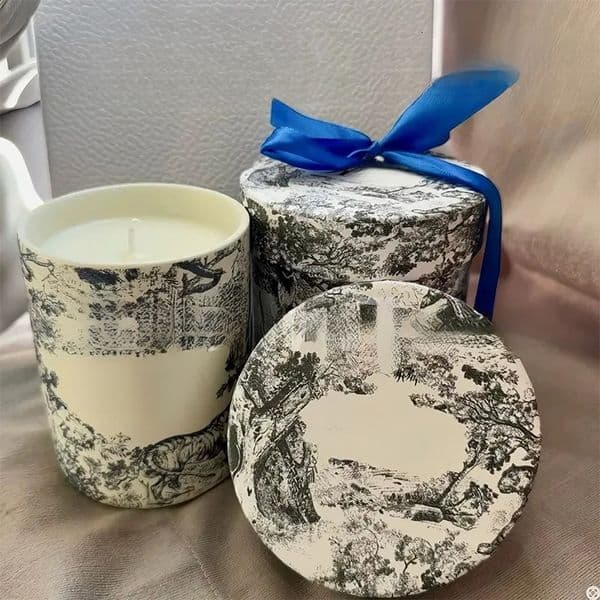 Designer Toile de Jouy candle Home Decor Luxury Diffuser aromatherapy Hortensia Scent candles 280g Perfume fragrances hight quality Christmas gift