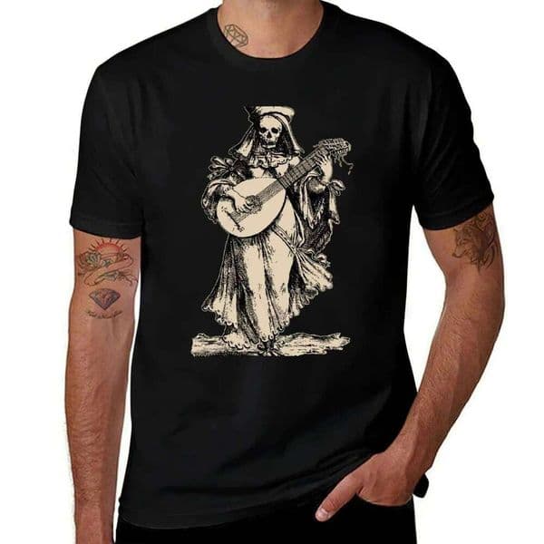 Dead Musician anime tshirt man t shirt heavy cotton T-Shirt Q260224