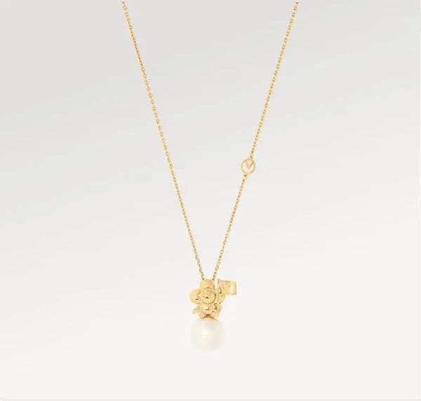 With BOX Classic Brand Luxury Pendant Necklace Pearl Designer Fashion Necklaces 18K Gold Plated Fashion Jewelry For Women Christmas Gift