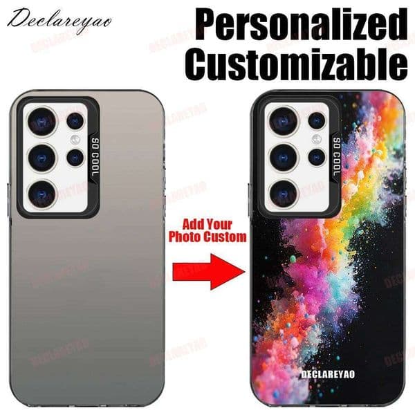 Personalized Customizable DIY Photos Name TPU Soft Edge Coque For Samsung Galaxy A36 5G A06 A16 A26 F15 M15 A17 A07 Cases Covers J260205
