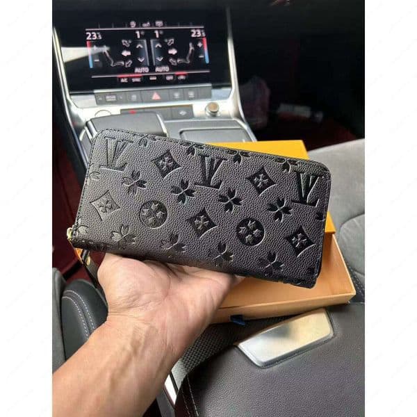 5A luxury Designers Credit card clip ZIPPY WALLET Soft Leather Mens Womens Wallets 6 Colors Fashion Single Men Leather Wallet Lady Ladies Long Purse bags with box 08 88
