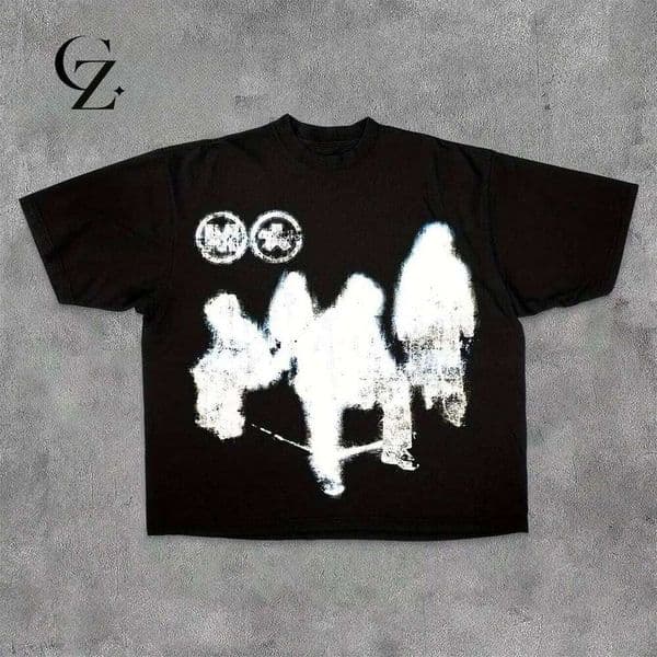 Pure Cotton Men's Y2k Clothing Hip-hop Rock Band Punk Goth Fashion Casual Printed T-shirt Vintage Aesthetic Harajuku Streetwear H260224