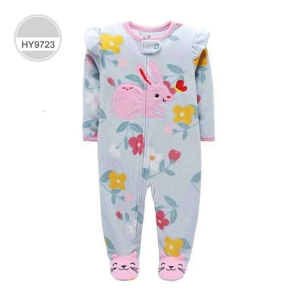 Newborn Infant Boy Girl Romper Spring Autumn Polar Fleece Long-Sleeve Jumpsuit Warm Toddler Baby Clothes For a 0-12 Months 26Y0224