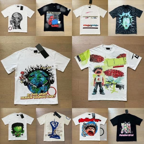 t Shirt designer Mens Women Tshirt classic T-shirt Rapper Washed Grey Black Heavy Craft Unisex Short Sleeve t-shirts Hip Hop summer fashion tees short sleeve clothes