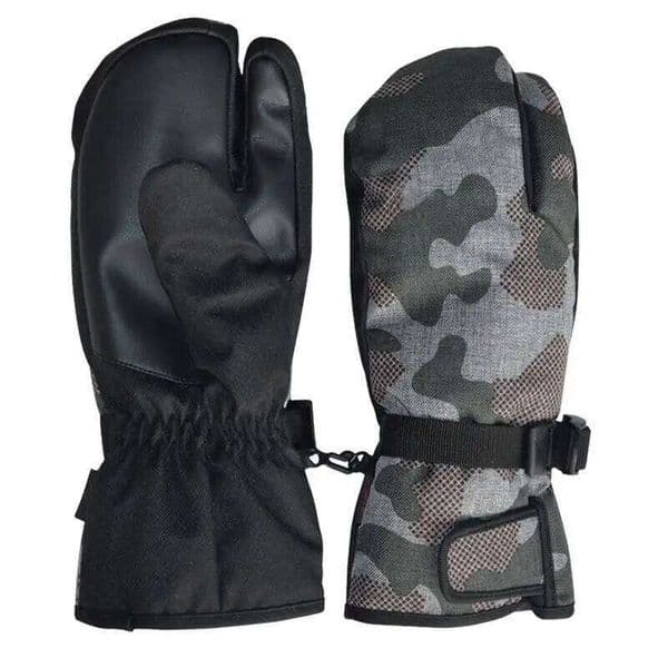 Ski Snow Winter Women 3 Finger Touchscreen Cycling Outdoor Warm Gloves For Men Z260202