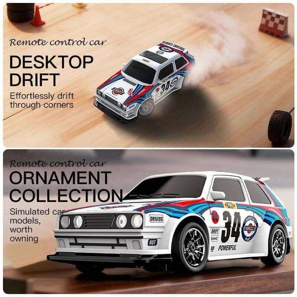 KF34 2026 New Model In Stock 1:43 Drift RC Four-Wheel Drive Remote Control Racing Car Full-Scale Simulation Desktop Toy Boy' 26H0225