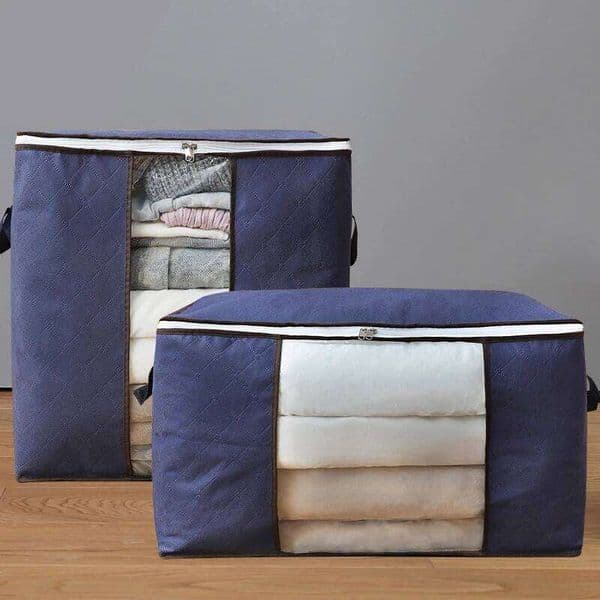 1pc blanket quilt storage dust bag, clothing and miscellaneous items zipper bag with handle 26Y0225