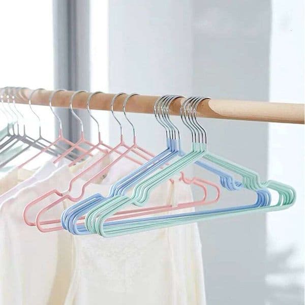 10PCS Thick Adult Hangers Non-Slip Drying Rack For Home Use In Dormitory Students Clothes Support Traceless Children 26W0225