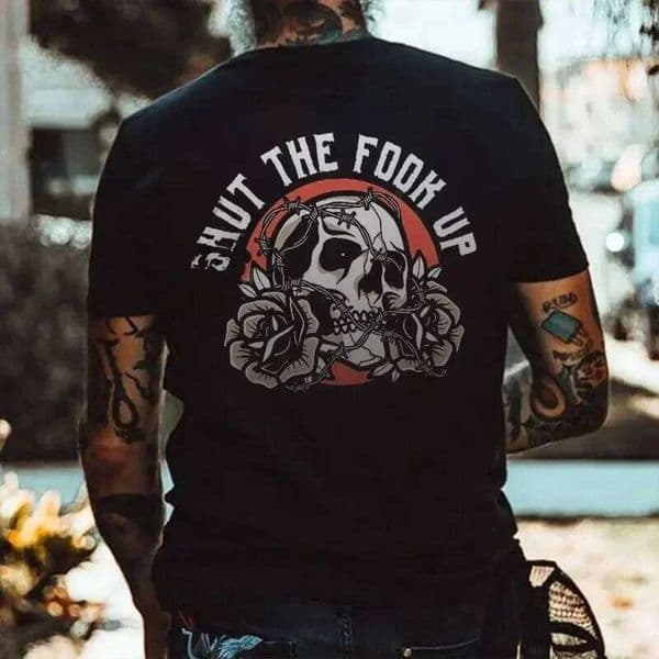 HOT SALE Harajuku Men's Cotton Pop Casual Summer Fall Shoulder Short Quick Dry Sleeve Elastic S-4XL Cool T-shirt H260225