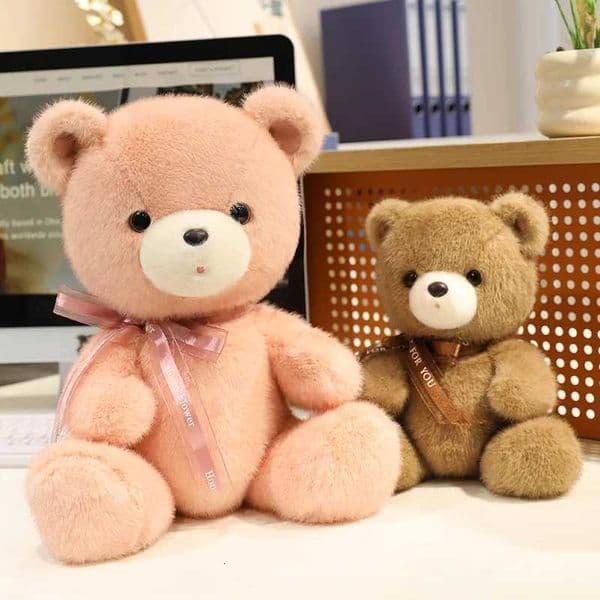 23/35CM Lovely Classic Teddy Bear Plush Toys Kawaii Mini Bear Plushie Pillow Stuffed Soft Dolls for Kids Girls Lover Gifts X260225