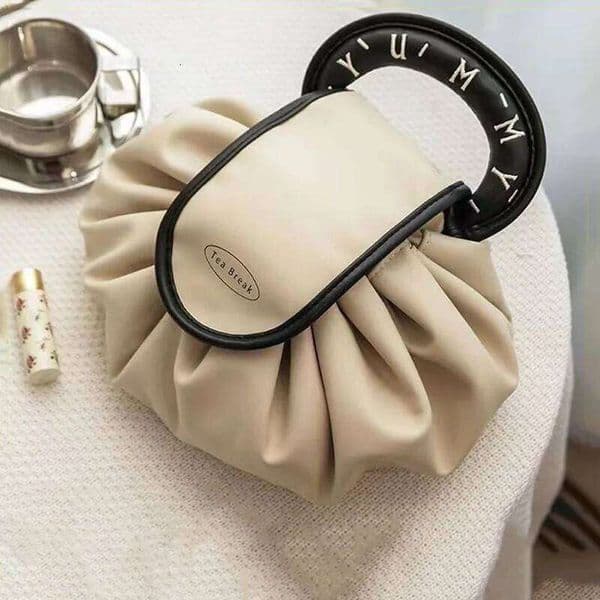 Large Capacity Cosmetic Fashion Luxury Women Travel Toiletry Makeup Pouch Ladies Drawstring Make Up Tool Storage Bag 26Y0225