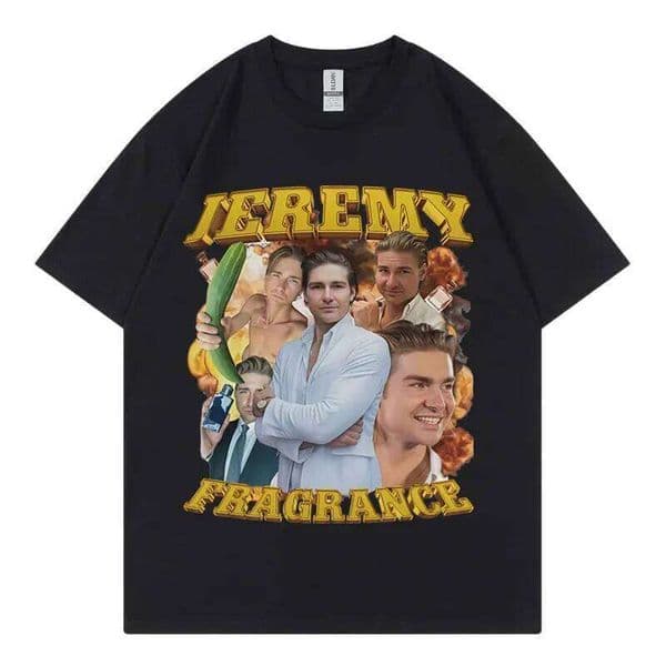 Jeremy Fragrance Funny Meme T-shirt Vintage Fashion Short Sleeve T Shirts Men Women Harajuku Y2k Oversized T-shirts Streetwear C260225