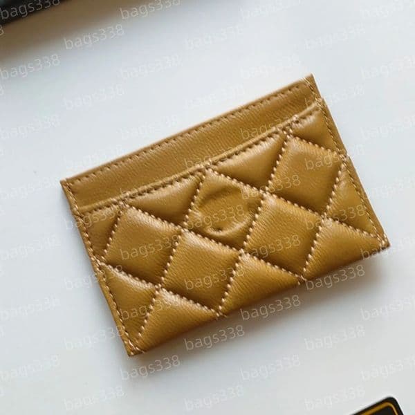 Designer caviar card holder women cardholder wallet purses luxury leather credit fashion casual shopping coin pocket mini quality classic grained smooth passport