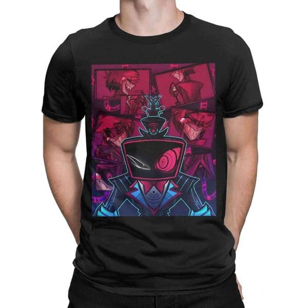 Men Women's T-Shirts TV Vox Hazbined Vintage 100% Cotton Tees Short Sleeve T Shirt Crew Neck Clothing Gift Idea C260225
