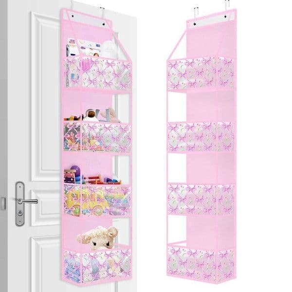 Over The Door Cosmetics Wall Hanging Storage Organizer Bag Organizerfor Nursery Bathroom Closet Bedroom Dorm 26Y0225