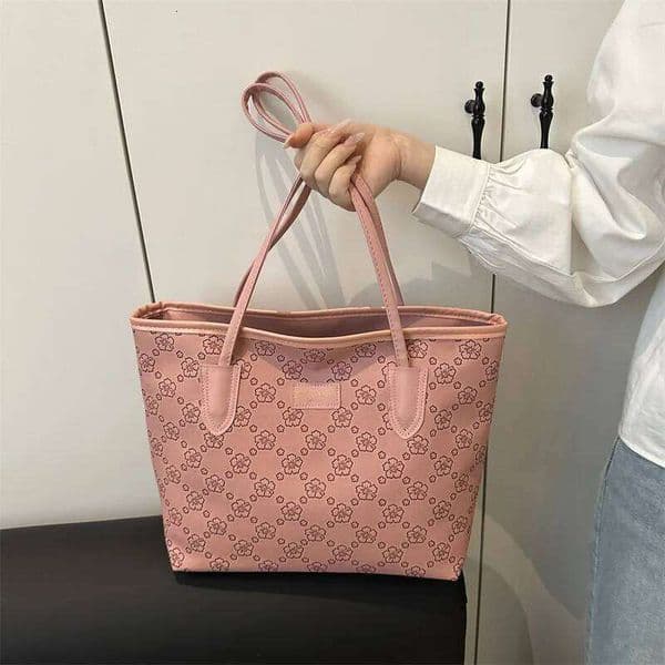 New Fashionable Large-Capacity Women's Tote Crossbody Shoulder Bag, Simple and Versatile Handbag Z260225
