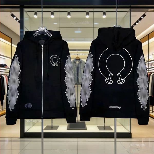 Men designer Hoodie mens sweatshirts jacket Hoodies men Hoodie tracksuits Printing Tops Sweatshirt women pullover chrome hoody women black Hoodie