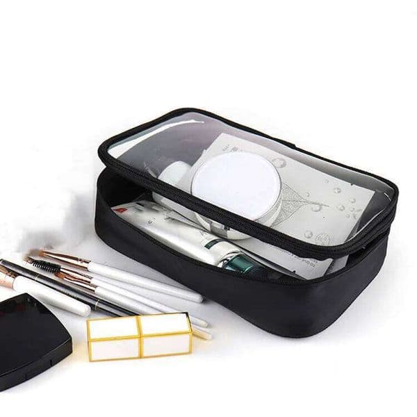 Women Makeup Bag Waterproof Clear PVC Cosmetic Case Travel Make Up Kit Bags for Men Toiletry Brush Organizer Pouch 26Y0225
