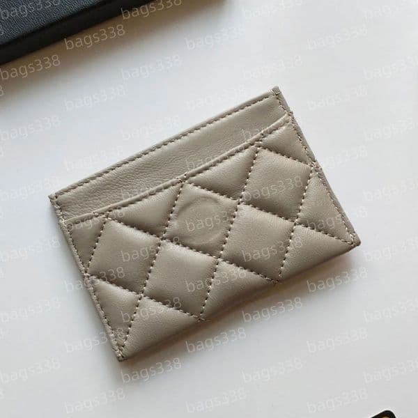 Designer caviar card holder women cardholder wallet purses luxury leather credit fashion casual shopping carte pocket quality classic grained smooth passport