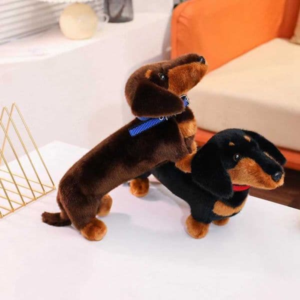 New 3 style Dachshund Plush Long Pillow Brown Dog Body Pillow Animal Cartoon Body Hugging pillow Long Pillows Stuffed Home Decor X260225